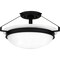 Quoizel Semi-Flush Mount Semi Flush 2 Lights Matte Black QSF5581MBK - alternate 1